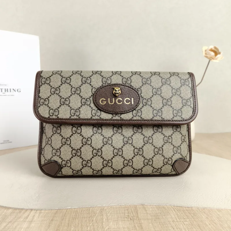 GUCCI Crossbody Bag Neo Vintage Belt Bag Monogram PVC Medium24 × 4 × 17 cm