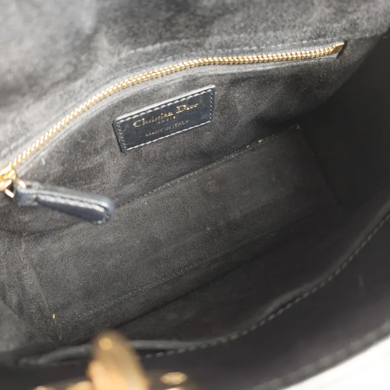 DIOR Top Handle Bag Lady Lady Dior Bag Black SL ambskin Small 20 × 8 × 18 cm — detail view 6 of 11