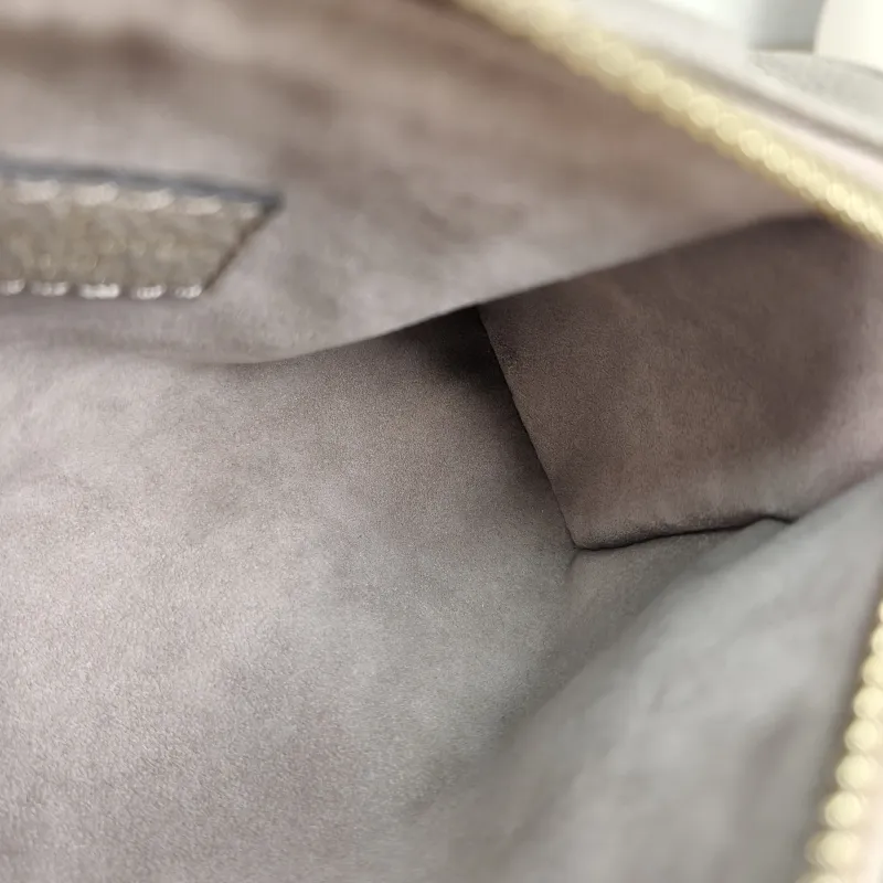 Louis Vuitton Crossbody Bag Speedy Nano · White Empreinte Embossed Calfskin Monogramnano16 × 7.5 × 10 cm — detail view 9 of 11