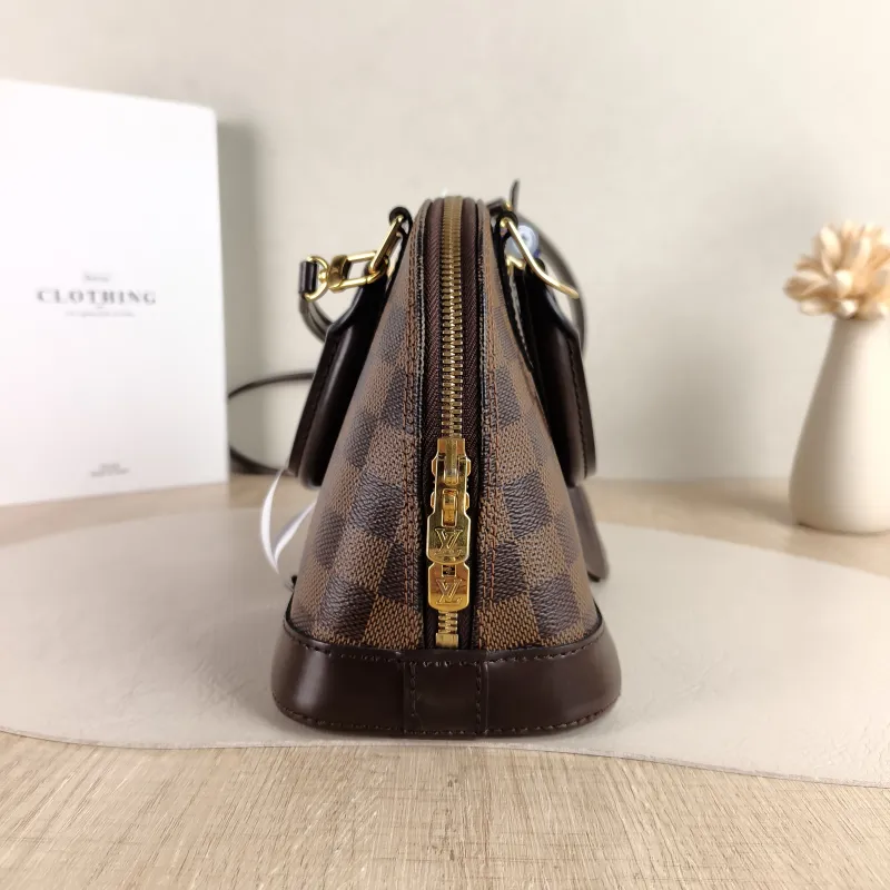 Louis Vuitton Crossbody Bag Alma BB Brown PVC BB 23.5 × 11.5 × 17.5 cm — detail view 9 of 10