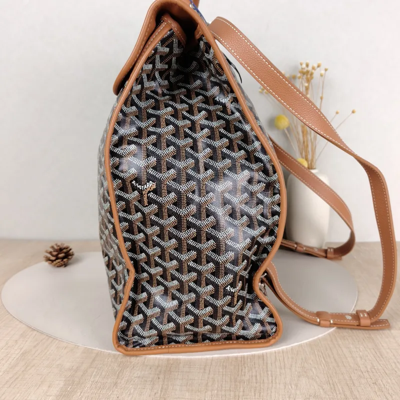 GOYARD Backpack SAINT LEGER Backpack Brown PVC One Size 34 × 15 × 37 cm — detail view 4 of 11