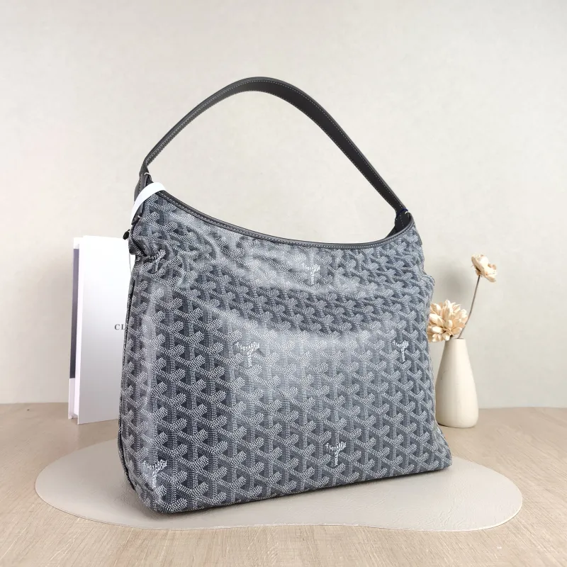GOYARD Shoulder Bag Boheme Hobo Grey ine Canvas Small 34 × 14 × 31 cm — cover view 4 of 4