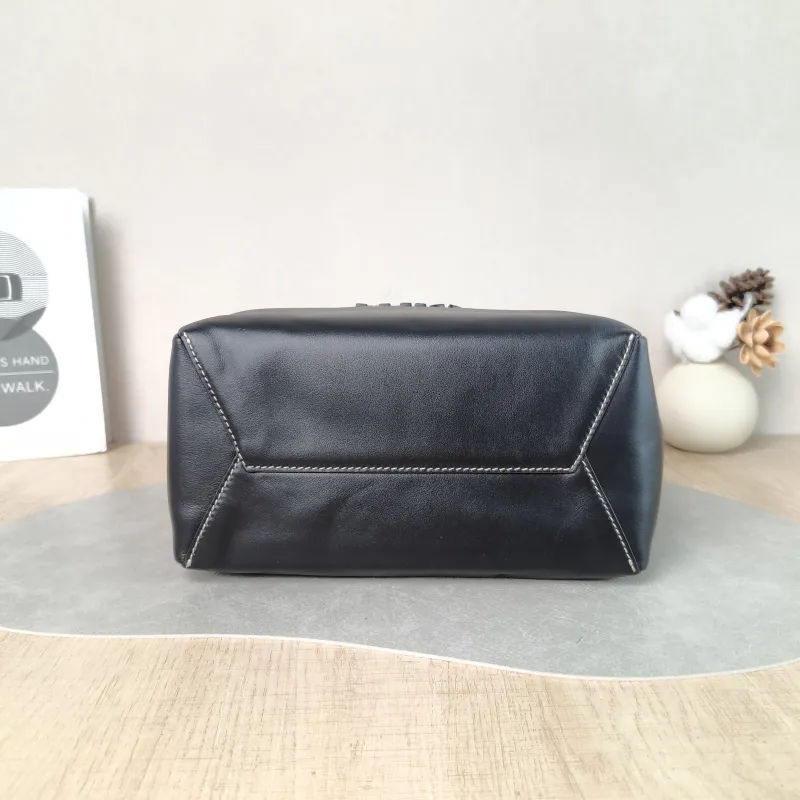 Miumiu Shoulder Bag IVY Tote Shopping Tote Black CC alfskin Small 22 × 12 × 23.5 cm — cover view 2 of 6