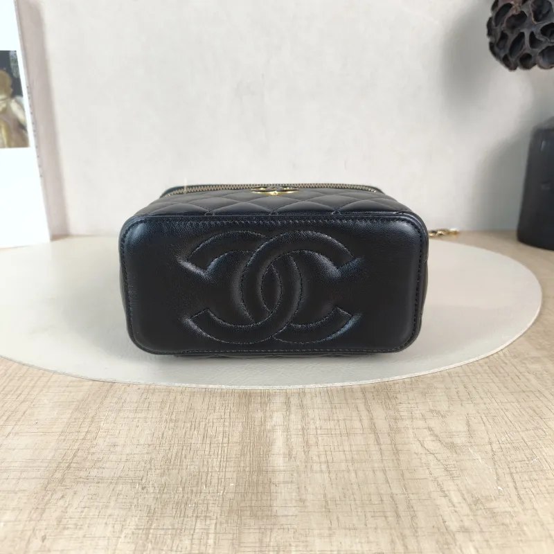 Chanel Crossbody Bag C Edition Black Lambskin One Size 16 × 8 × 9.5 cm — cover view 4 of 6