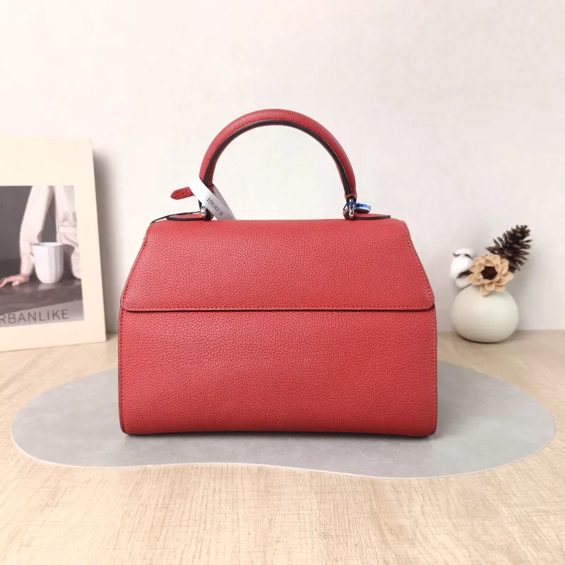 Moynat Crossbody Bag rejane Top Handle Crossbody Bag Red Calfskin Small 26 × 11 × 18 cm — cover view 5 of 6
