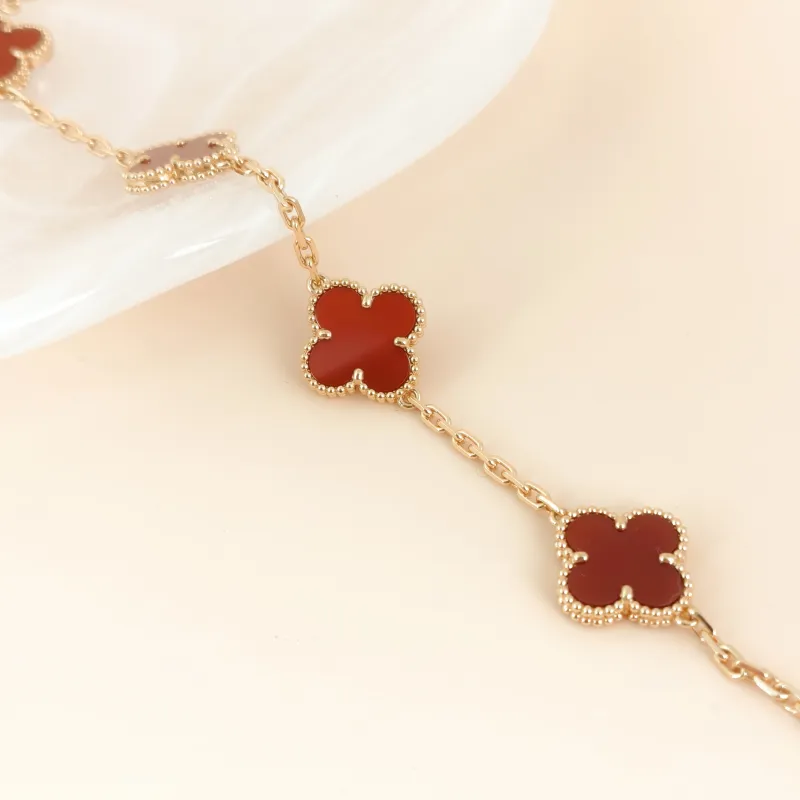 Van Cleef & Arpels Bracelet Alhambra Alhambra Collection Five-Motif Bracelet 18KY ellow Gold Vintage Small 19cm — cover view 5 of 8