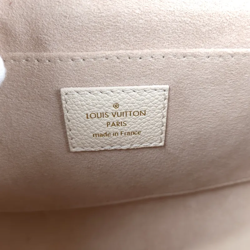 Louis Vuitton Crossbody Bag Favorite White · Pink Empreinte Embossed Calfskin Monogram Medium24 × 9 × 14 cm — detail view 5 of 12