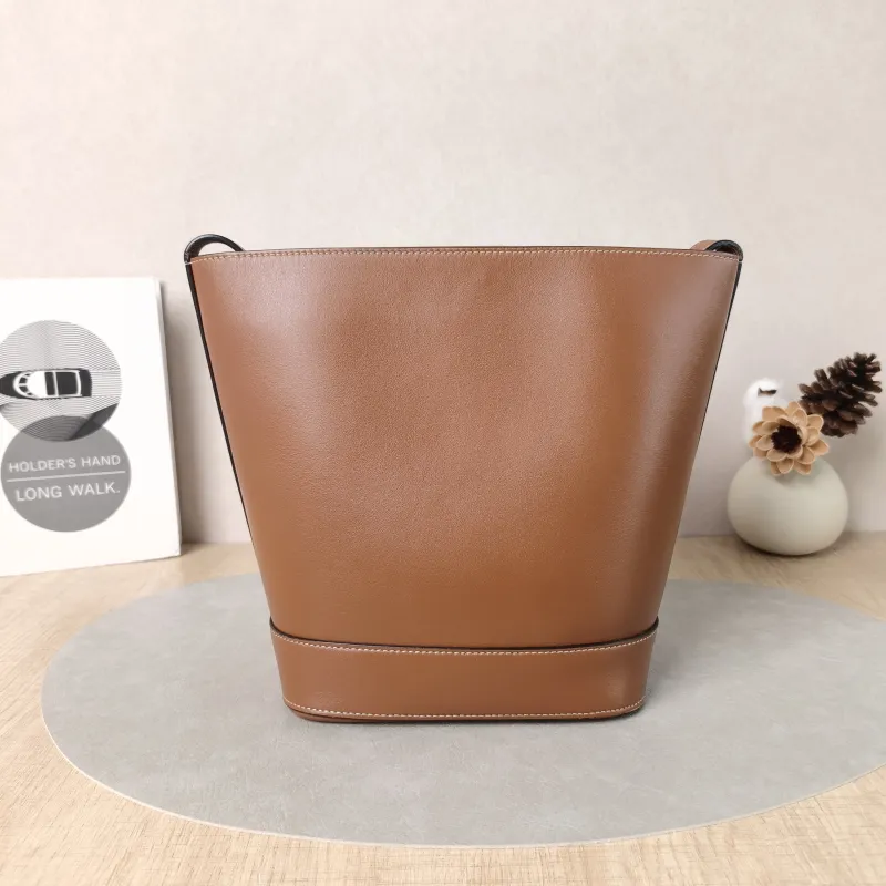 CELINE Shoulder Bag BUCKET TRIOMPHE Bucket Bag Calfskin Small17 × 10 × 22 cm — cover view 5 of 5