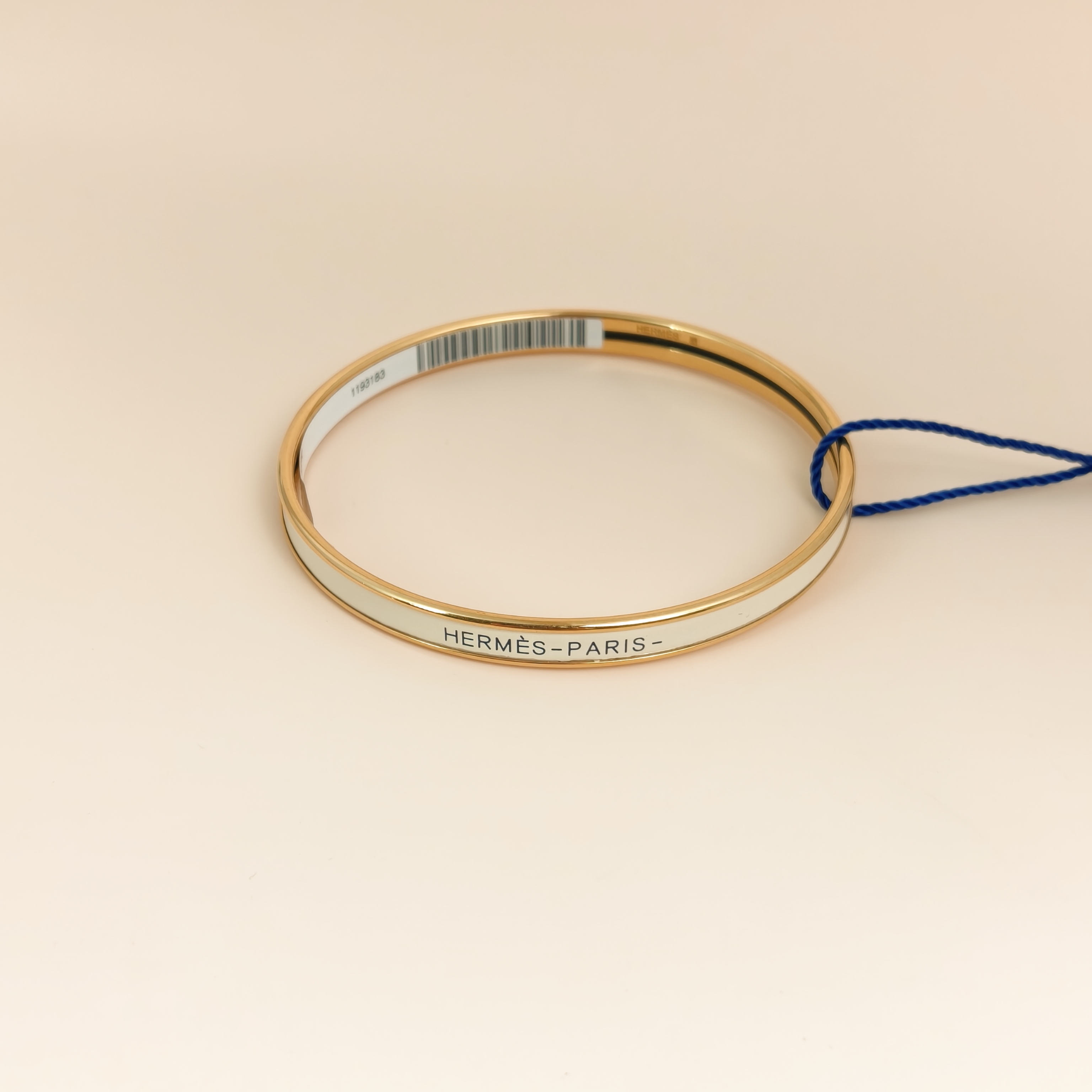 Hermès Bangle Bangle White 18.5cm