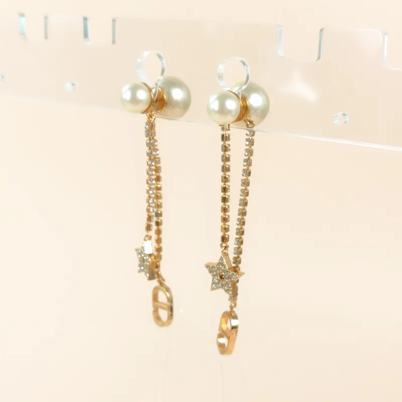 DIOR Earrings Earrings Gold One Size — cover view 6 of 7