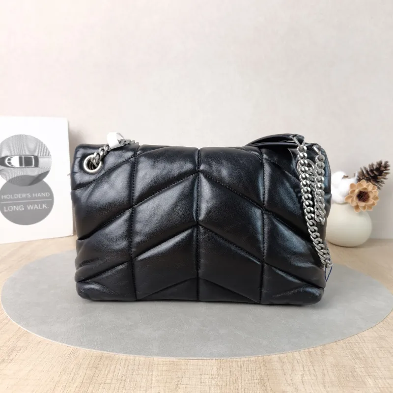 SAINT LAURENT Shoulder Bag PUFFER Black Lambskin Small29 × 11 × 17 cm — cover view 3 of 5