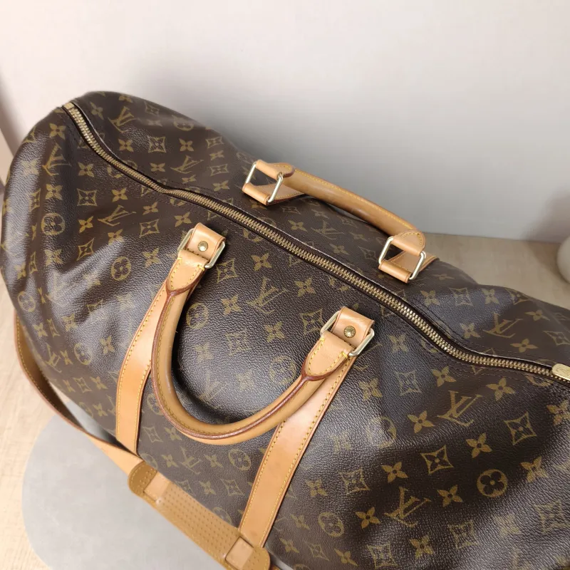 Louis Vuitton Crossbody Bag Keepall 55 Shoulder Strap Edition Monogram PVC One Size 55 × 26 × 31 cm — detail view 8 of 16