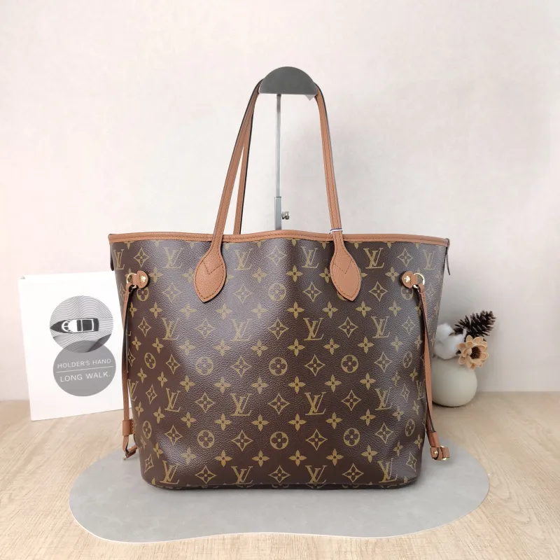 Louis Vuitton Shoulder Bag NEVERFULL INSIDE OUT PVC · Calfskin Medium 31 × 14 × 28 cm