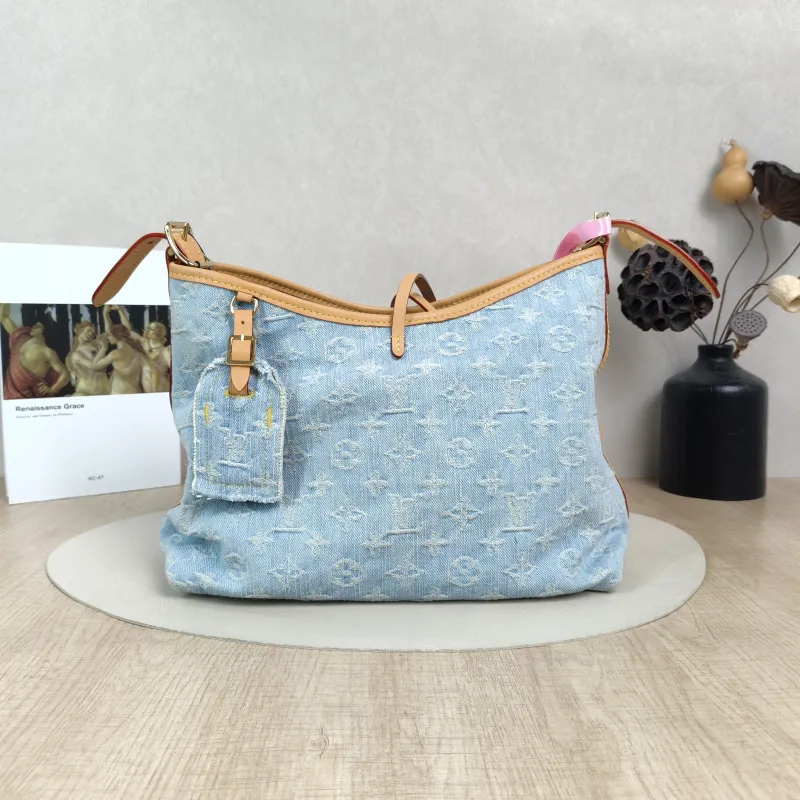 Louis Vuitton Crossbody Bag Carryall Blue Small29 × 12 × 24 cm