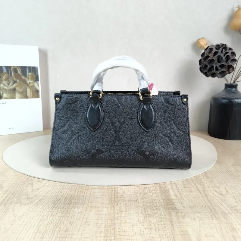 Louis Vuitton Crossbody Bag Onthego East West Two Straps Black Empreinte Embossed Calfskin Small 25 × 10 × 13 cm — cover view 3 of 6