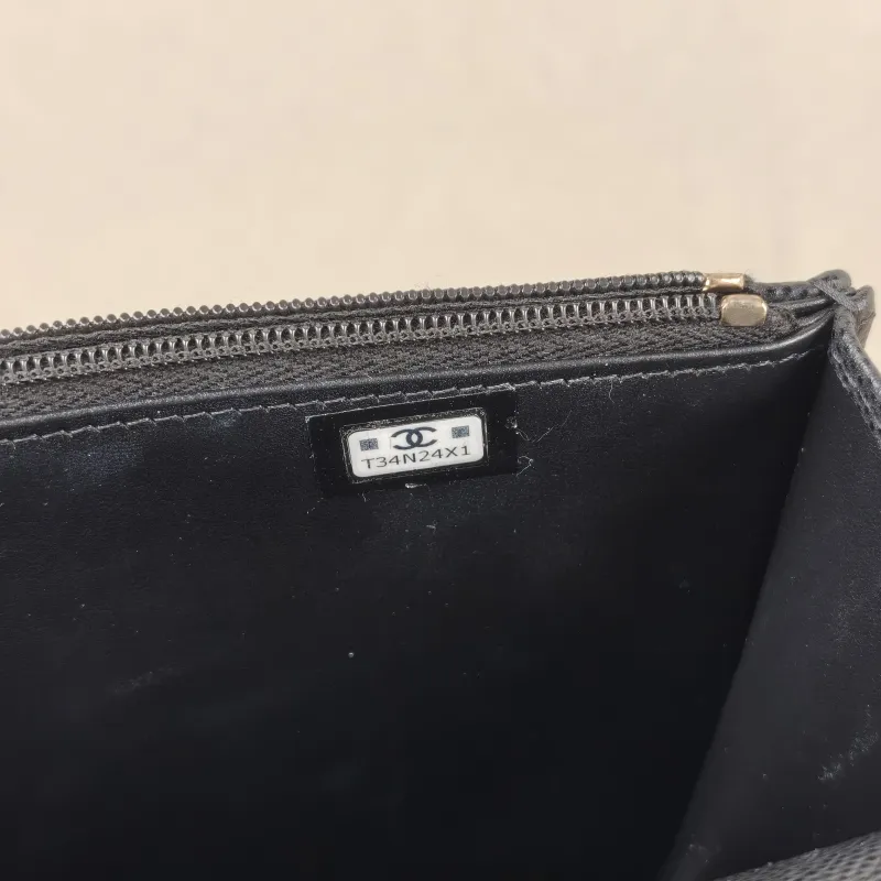 Chanel Backpack Backpack Black Grained Calfskin One Size 18.2 × 4 × 14 cm — detail view 8 of 13