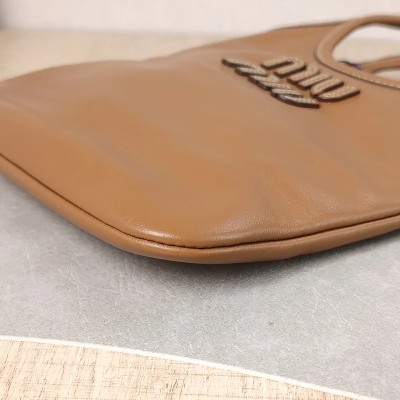 Miumiu Shoulder Bag IVY Tote Shopping Tote CC alfskin Mini 20*24 — detail view 2 of 10