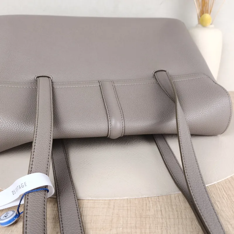 CELINE Shoulder Bag Soft 16Shoulder Bag Grey Calfskin Medium 32 × 15 × 24 cm — detail view 2 of 10