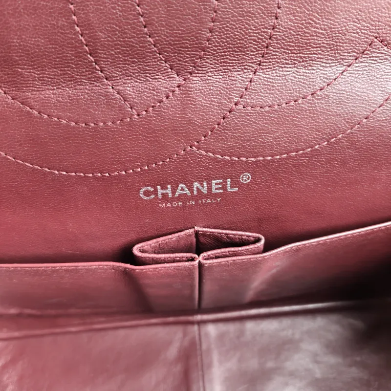 Chanel Shoulder Bag 2.55 Black Calfskin Large 31.5 × 10 × 20 cm 13 — detail view 5 of 13