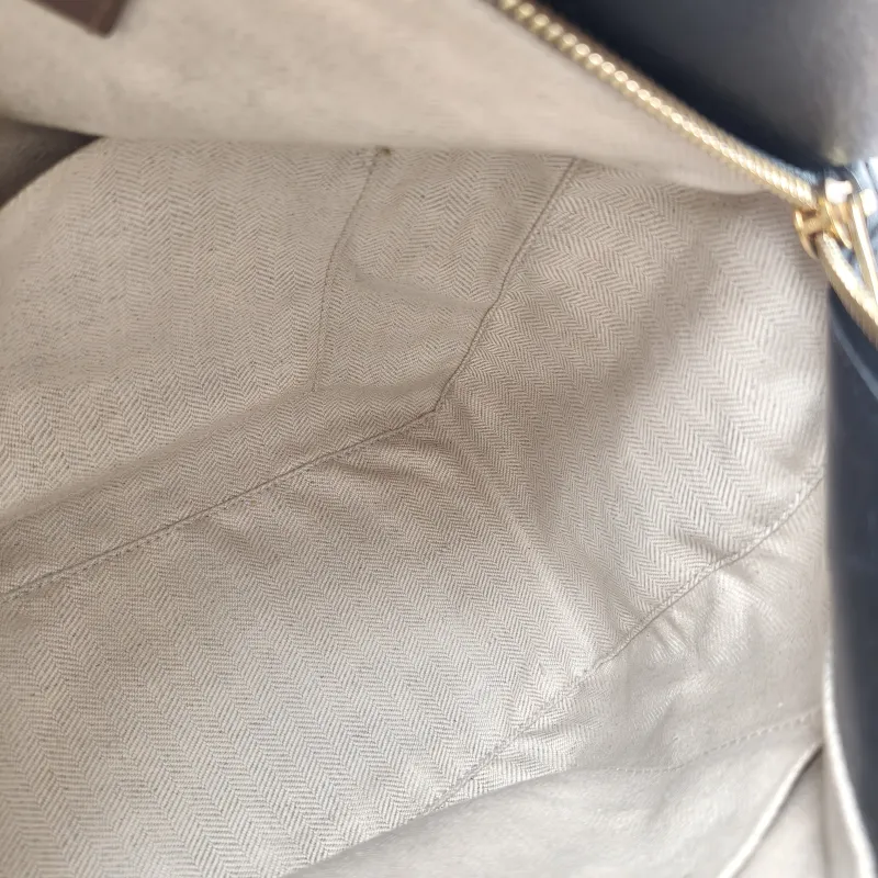 LOEWE Crossbody Bag Puzzle Brown Colorblock Calfskin Medium 29 × 14 × 19.5 cm — detail view 8 of 14