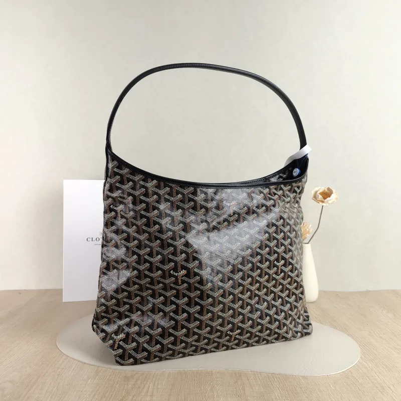 GOYARD Shoulder Bag Boheme Hobo Black ine Canvas Small 43 × 14 × 27 cm — cover view 5 of 5