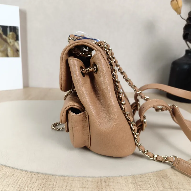 Chanel Backpack Duma Grained Calfskin Small16.5 × 10 × 17.5 cm — detail view 1 of 14