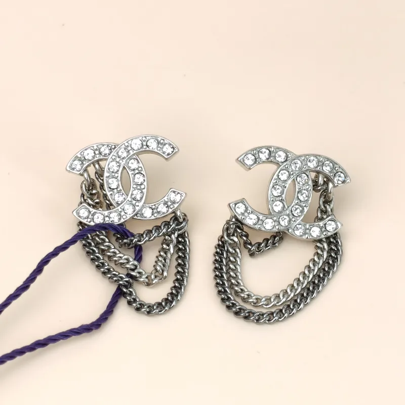 Chanel Jewelry · Earrings Silver One Size — cover view 8 of 9