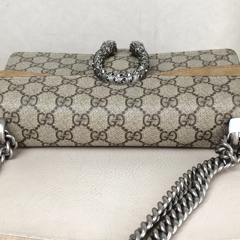 GUCCI Shoulder Bag Dionysus Monogram PVC Small 25 × 7 × 13.5 cm — detail view 7 of 14