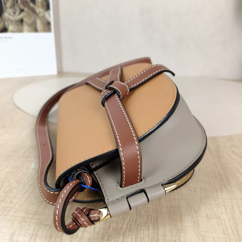 LOEWE Crossbody Bag Gate Colorblock Calfskin Mini 15 × 8 × 12.5 cm — detail view 12 of 12