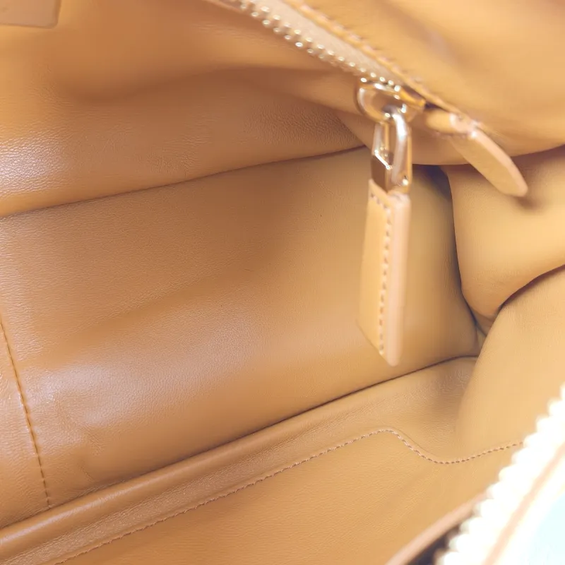 PRADA Shoulder Bag Aimée Yellow Calfskin One Size31 × 9 × 18 cm — detail view 4 of 13