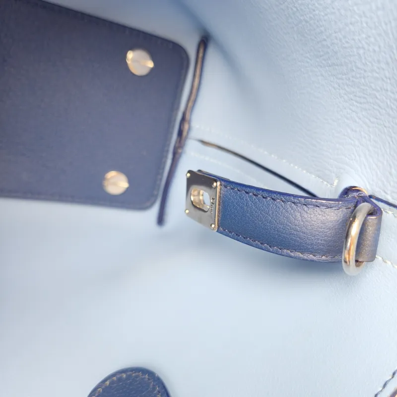 DIOR Top Handle Bag Tote Bag Top Handle Bag Navy Calfskin One Size 21 × 12 × 16 cm — detail view 1 of 13