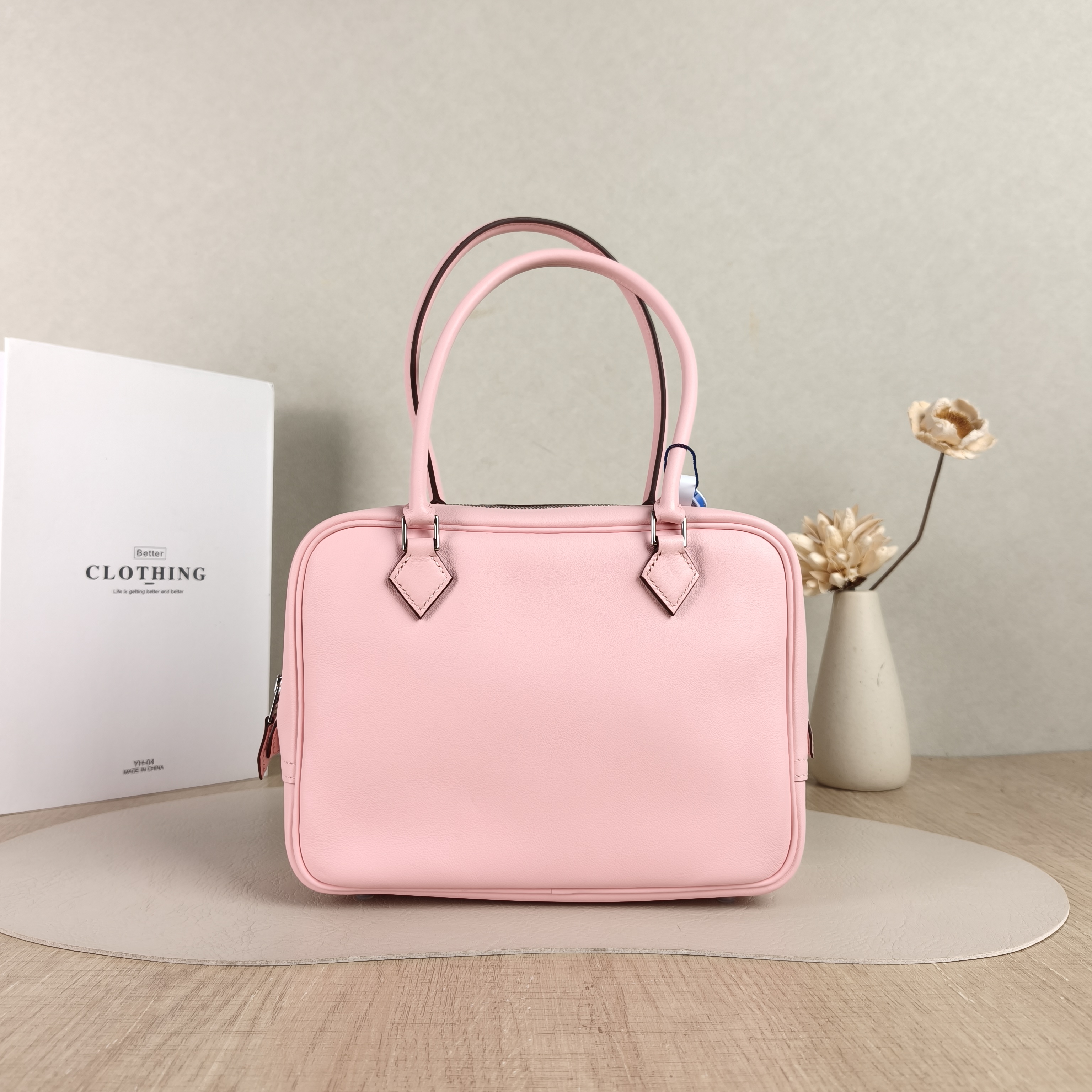 Hermès Top Handle Bag Plume 21 Swift Calfskinmini21 × 8 × 15 cm