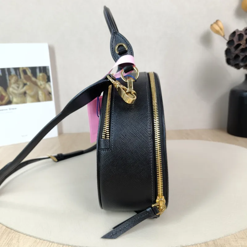 PRADA Shoulder Bag Black Calfskin One Size25 × 8 × 16 cm — detail view 11 of 13