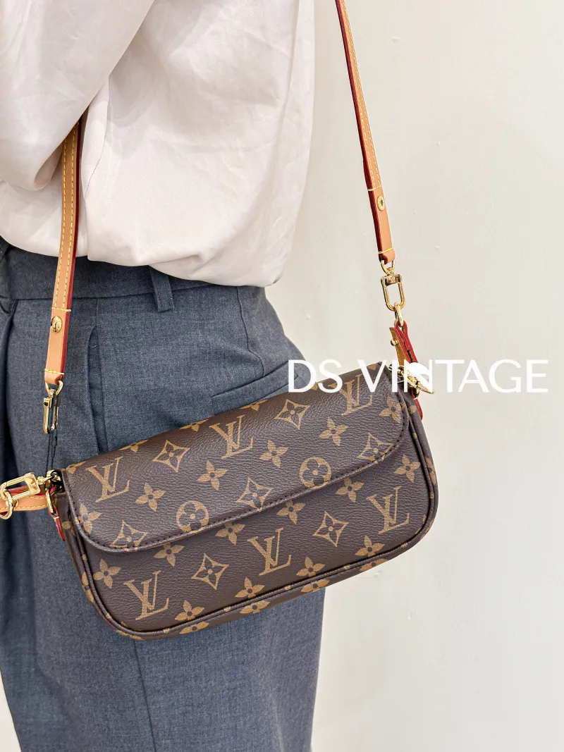 Louis Vuitton Crossbody Bag IVY Monogram PVC Small23.5 × 4.3 × 12 cm — on-model view 1 of 3