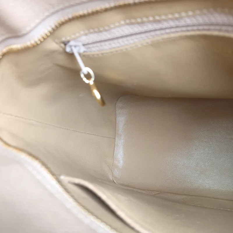 Chanel Top Handle Bag Medallion Taupe Grained Calfskin Large 30 × 15 × 24 cm 7 — detail view 12 of 12