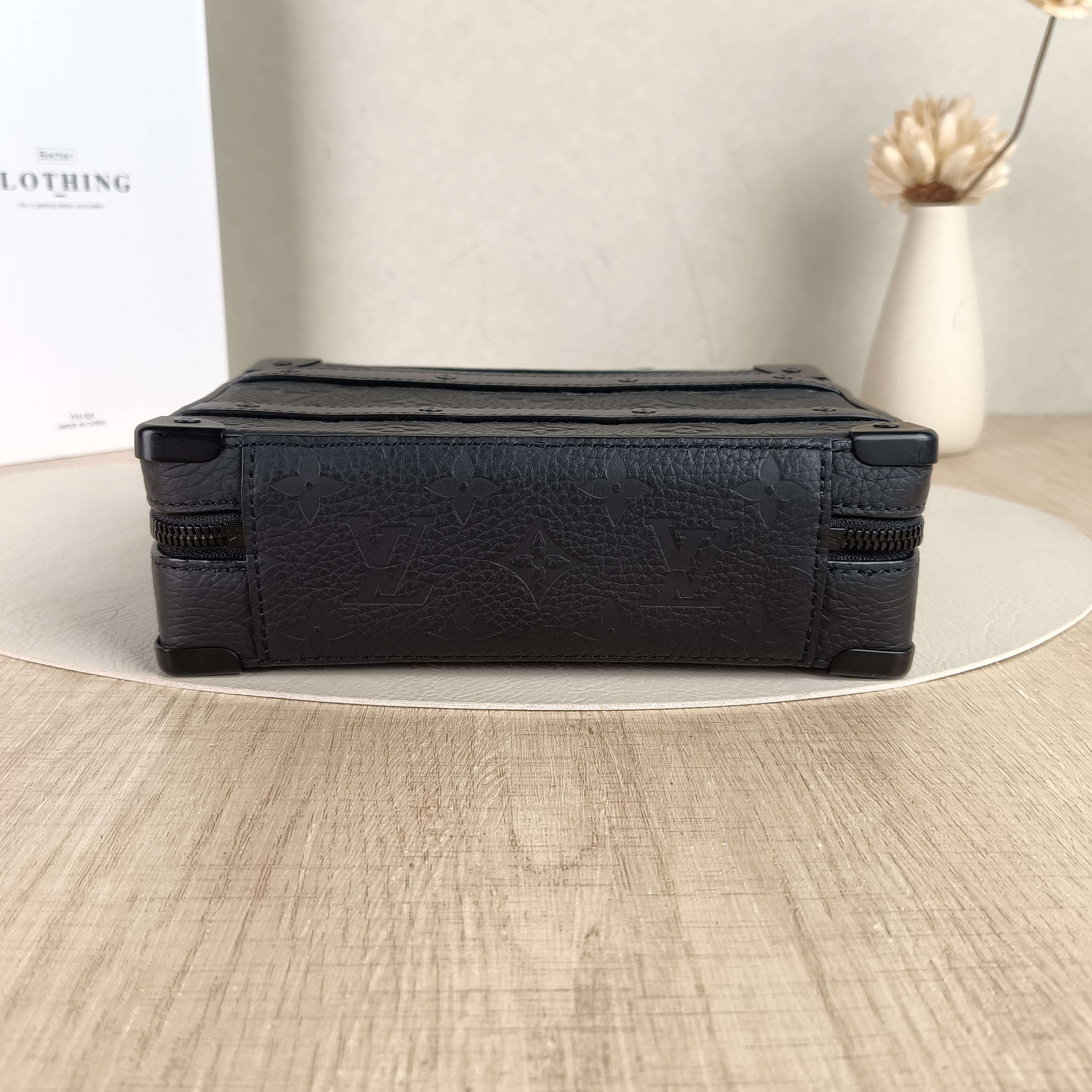 Louis Vuitton Crossbody Bag HANDLE SOFT TRUNK Box Black Calfskin One Size21.5 × 7 × 15 cm — cover view 5 of 5