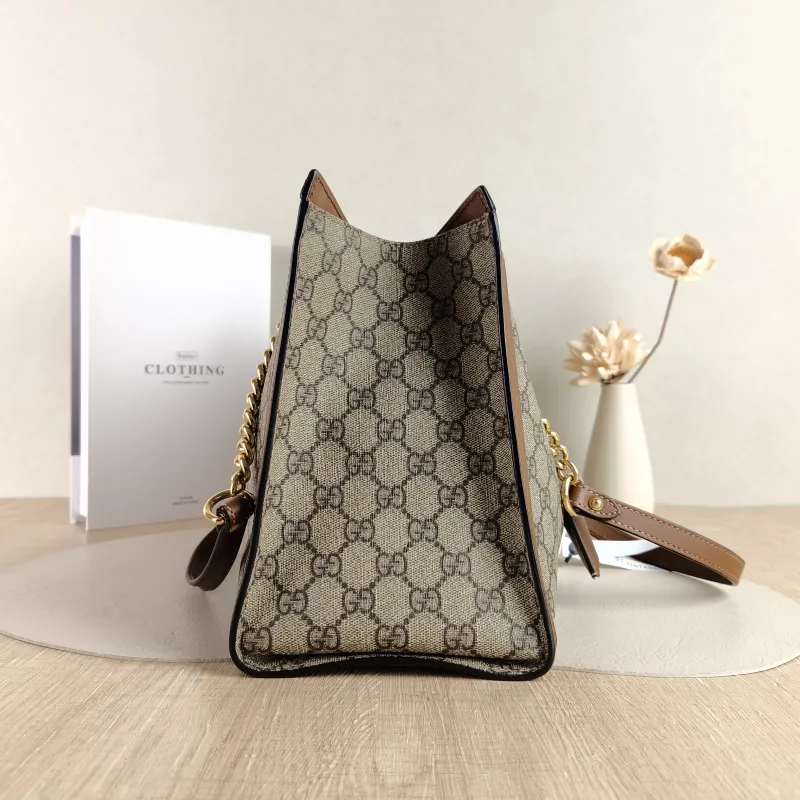 GUCCI Shoulder Bag Padlock Tote Monogram PVC Large 35 × 14 × 23.5 cm — detail view 2 of 12