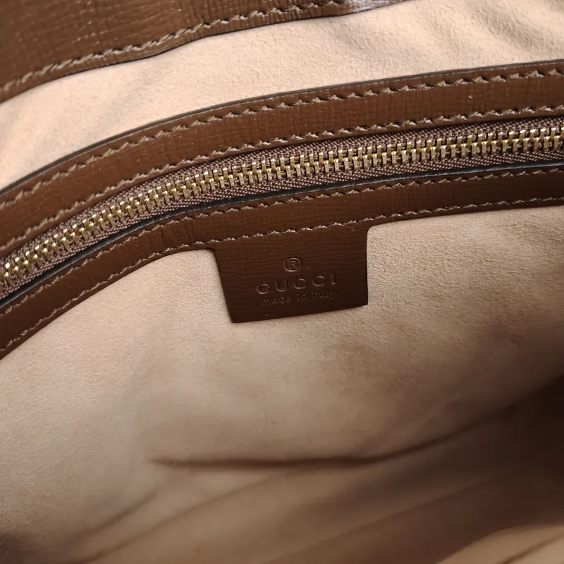 GUCCI Shoulder Bag Jackie 1961Collection Monogram PVC Medium 27.5 × 4 × 19 cm — detail view 12 of 12