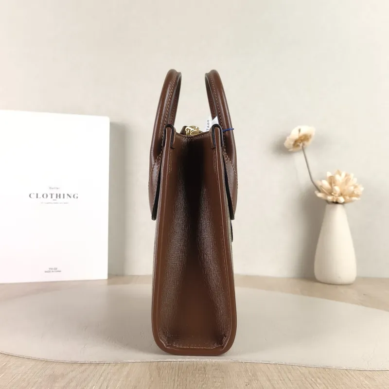 GUCCI Crossbody Bag GG Retro Collection Tote Bag Brown PVC Mini 16 × 7 × 20 cm — detail view 2 of 10
