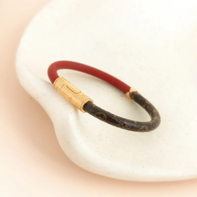 Louis Vuitton Bangle Bangle Colorblock PVC · Calfskin One Size 16.5cm — cover view 5 of 6