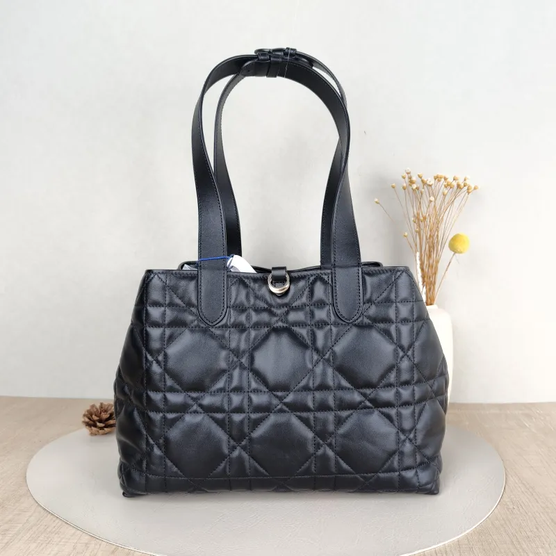 DIOR Top Handle Bag TOUJOURS Black Calfskin Medium28.5 × 17 × 21.5 cm — cover view 2 of 5