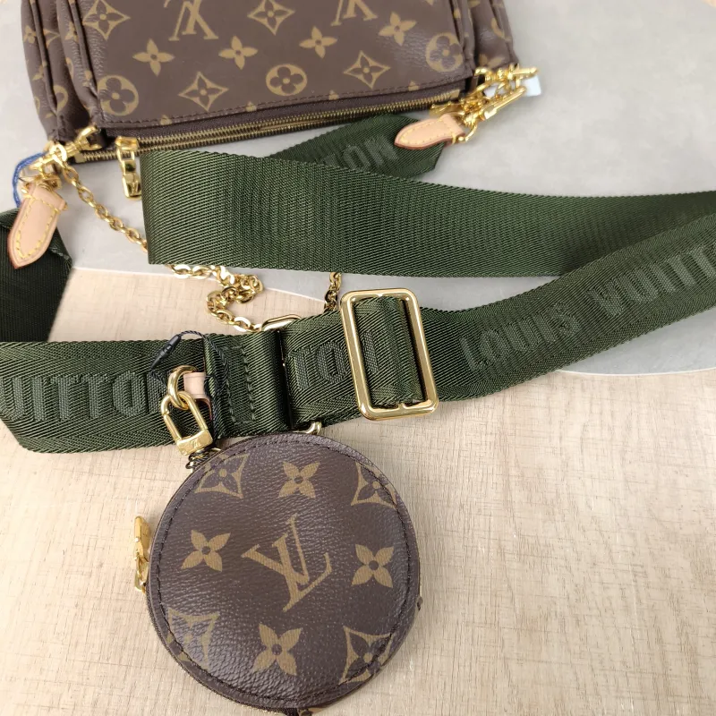 Louis Vuitton Crossbody Bag Multi Pochette Accessoires Shoulder Strap PVC Small 24 × 4 × 13.5 cm — detail view 6 of 11