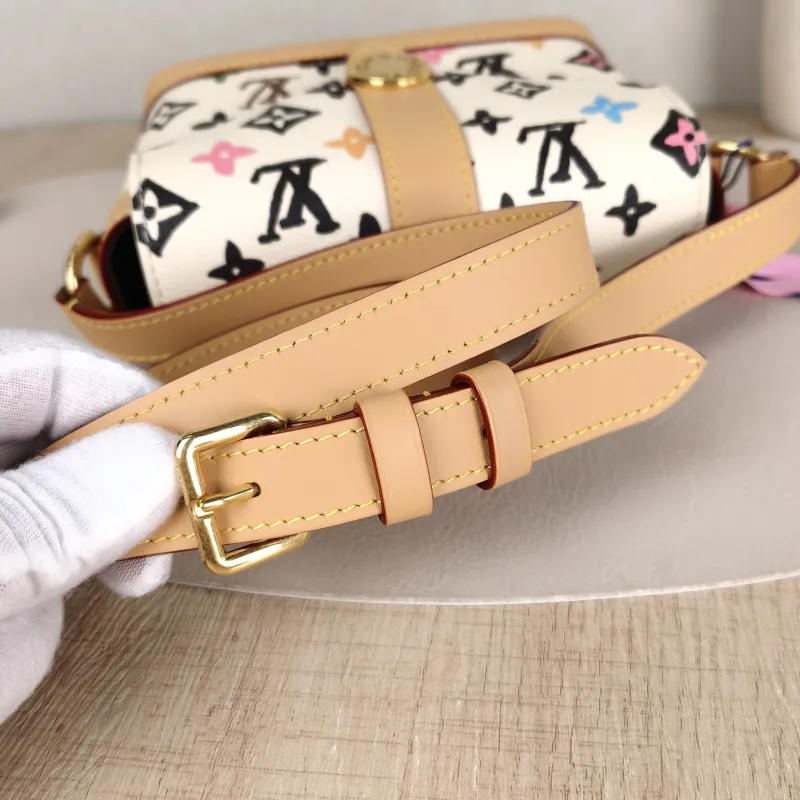 Louis Vuitton Crossbody Bag ENVELOPE Messenger Bag Box Tyler Yellow PVC Mini 19 × 7 × 12 cm — detail view 1 of 12