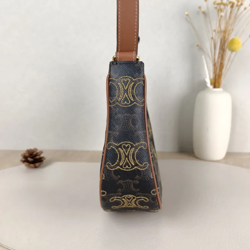 CELINE Shoulder Bag AVA Embroidered Edition PVC 23 × 6 × 13.5 cm — detail view 9 of 9