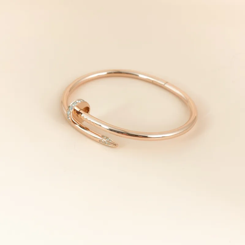 CARTIER Bangle Juste un Clou Bangle Rose Gold Diamond18KR ose Gold Edition 17 — cover view 2 of 8