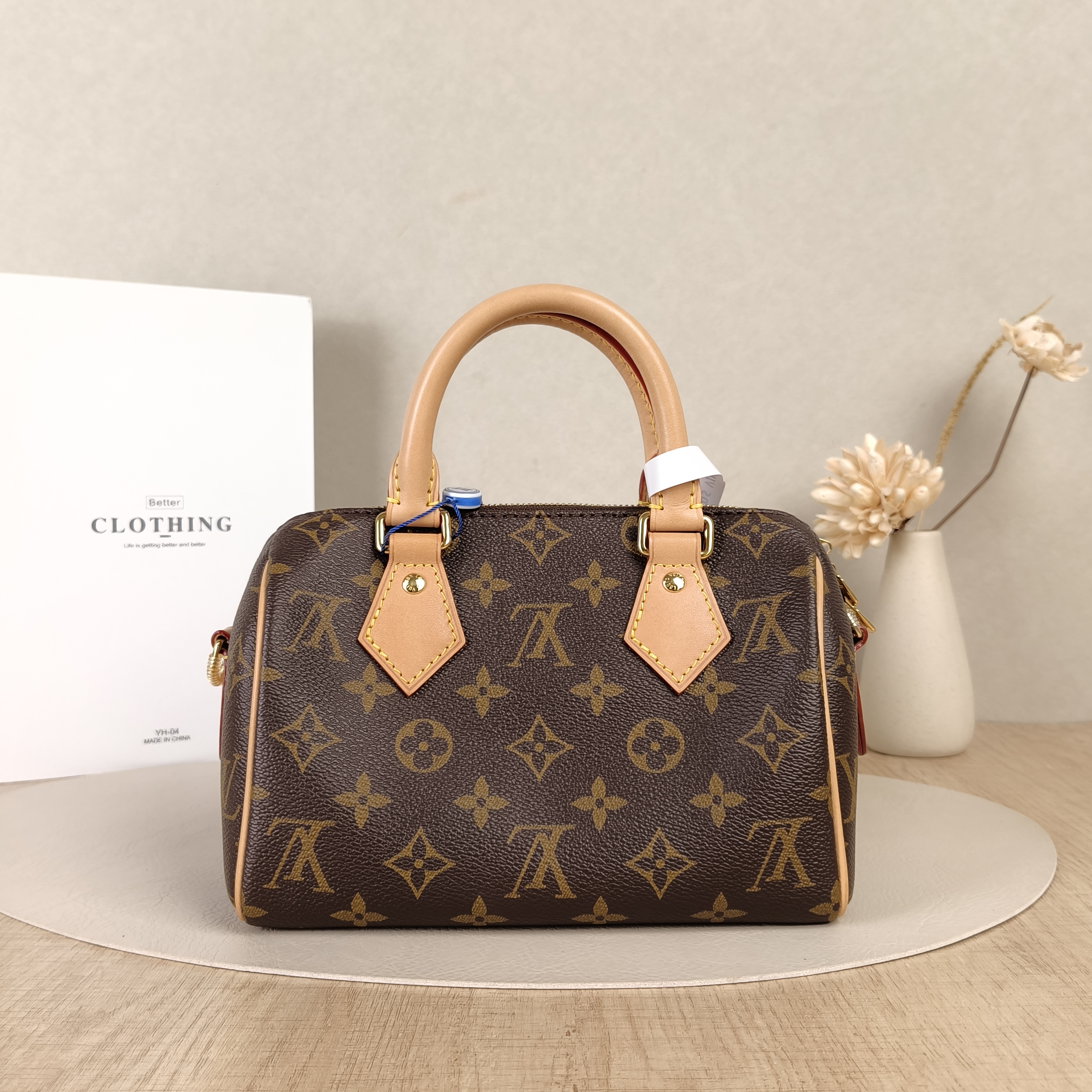 Louis Vuitton Crossbody Bag Speedy20 Shoulder Strap PVC Small20.5 × 12 × 13.5 cm — cover view 4 of 5