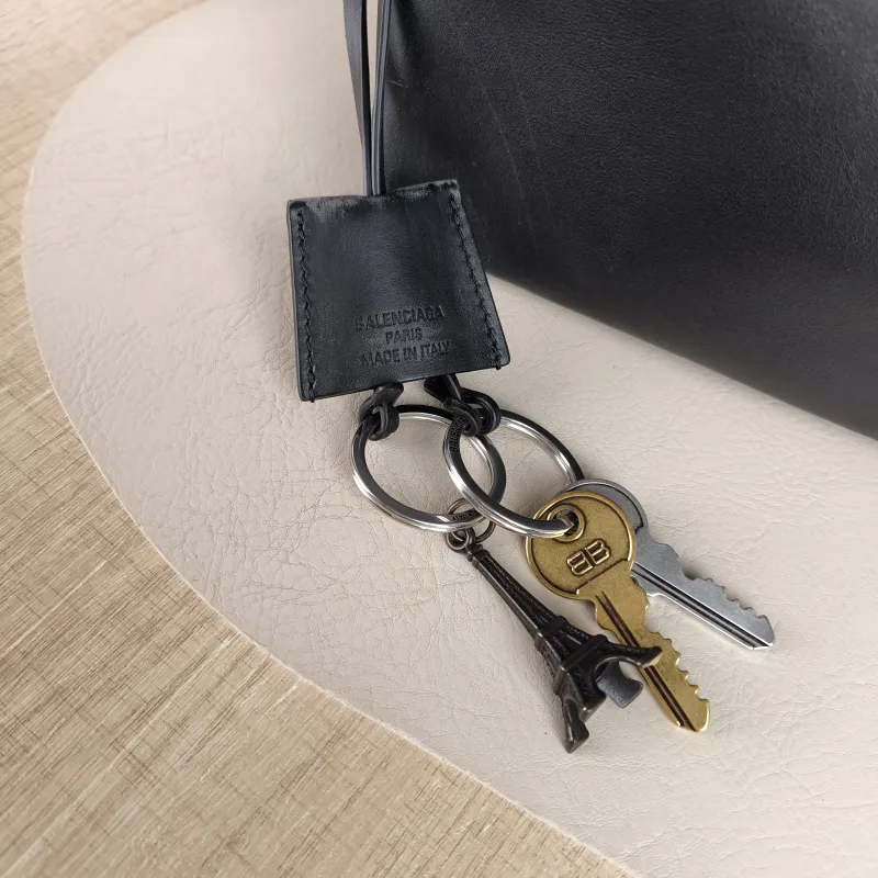BALENCIAGA Crossbody Bag RODEO Black Calfskin Mini 23 × 10 × 17 cm — detail view 8 of 12