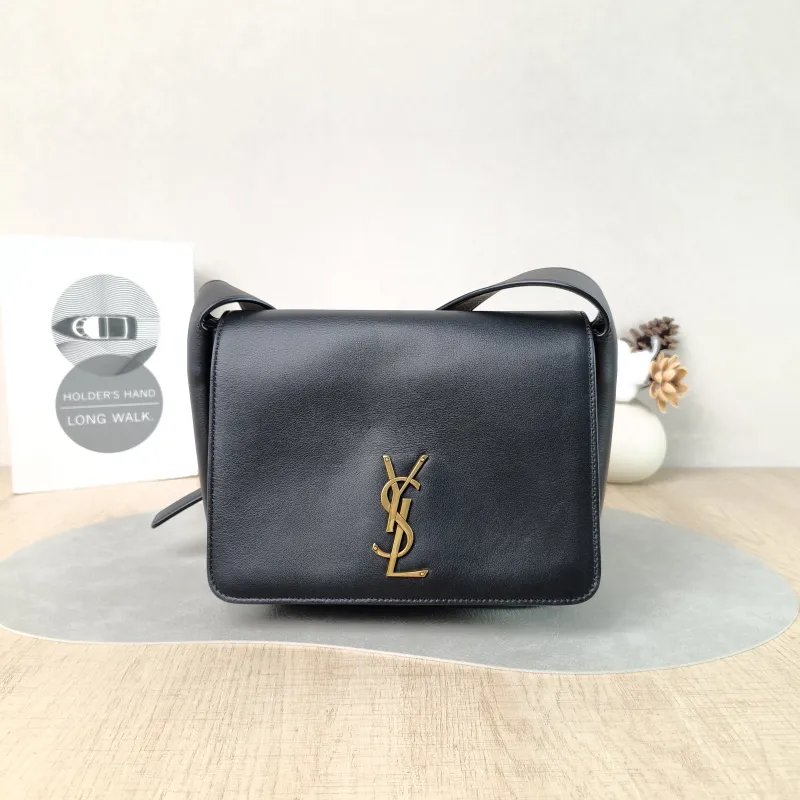 SAINT LAURENT Crossbody Bag Niki Besace Messenger Bag Black Calfskin Small 21.5 × 9.5 × 16 cm