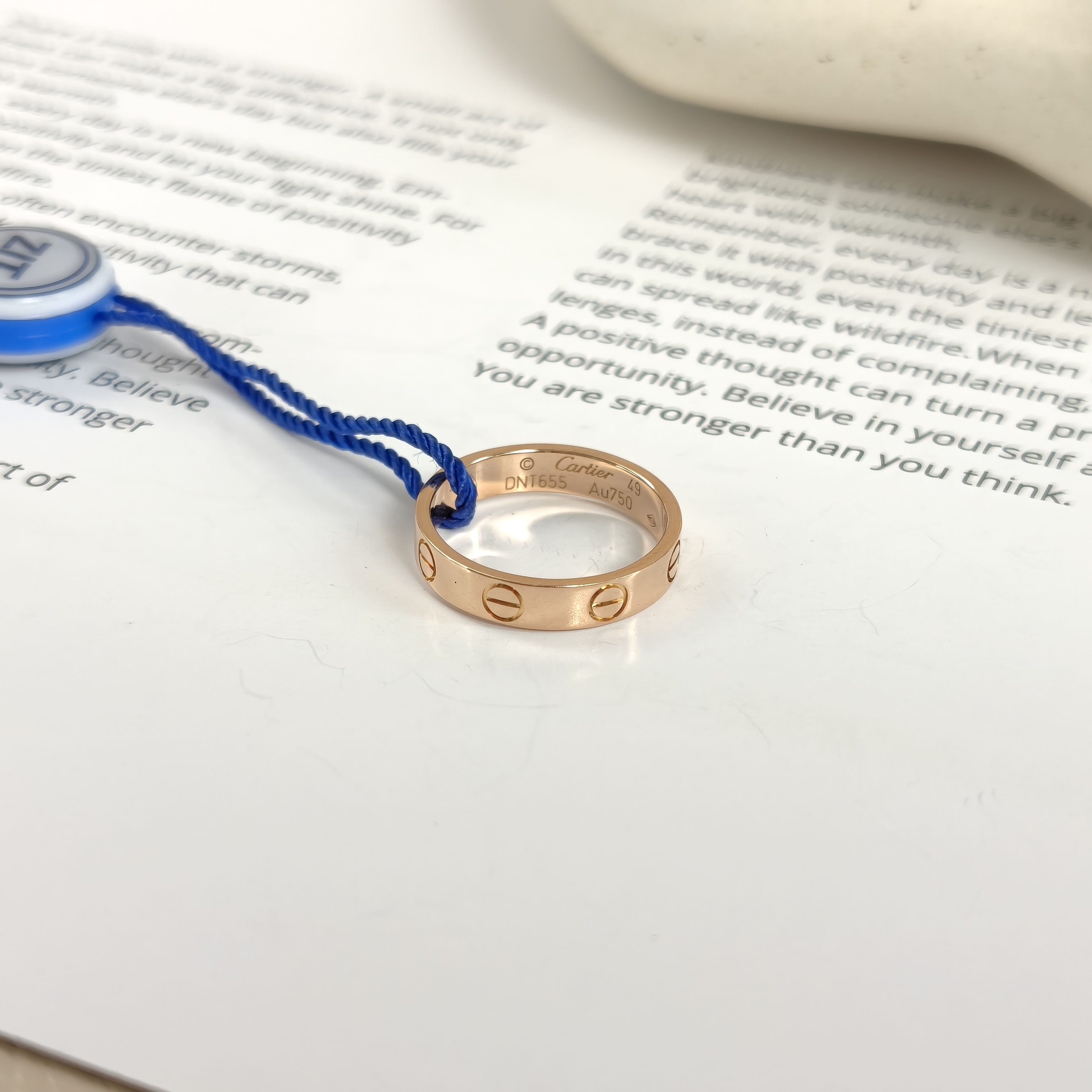 CARTIER Ring Love Collection Ring Rose Gold 18KR ose Gold3.6 Small49 — cover view 5 of 11