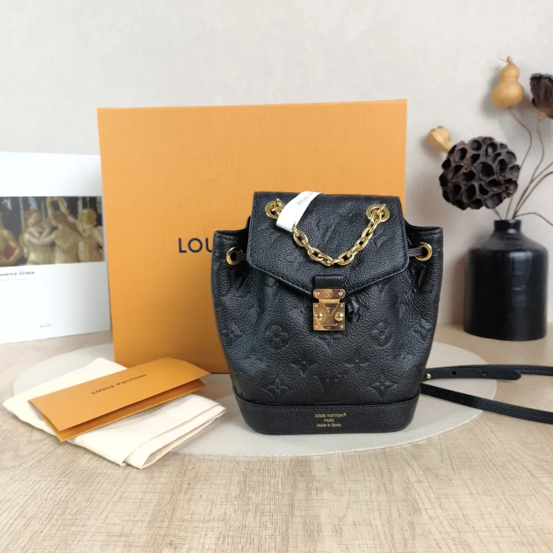 Louis Vuitton Backpack NANO NOÉ Backpack Black Calfskinnano15 × 10 × 19 cm — cover view 5 of 6